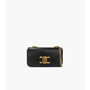 CELINE Black Triope Chain Shoulder Bag C-A30087